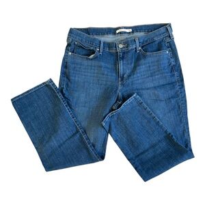 Levi’s Classic Straight Jeans 16W M Blue Denim EUC